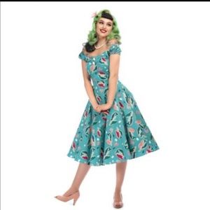 Collectif size uk 18 mermaid dress. US size 14